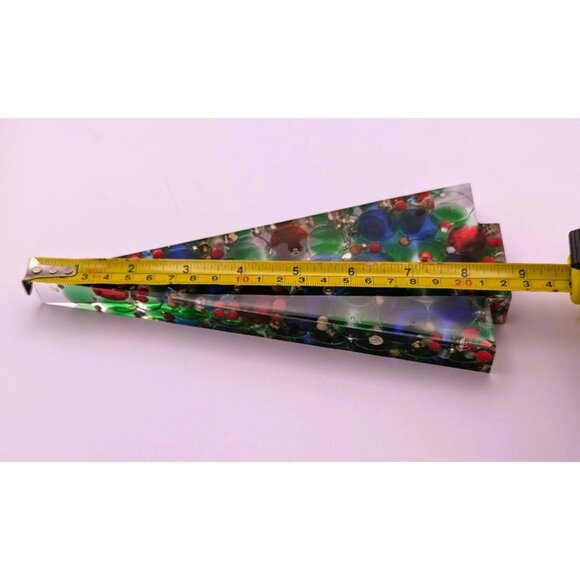 Unique Christmas Tree Filled with Colorful Balls Handmade with Resin NEW - Picture 6 of 8